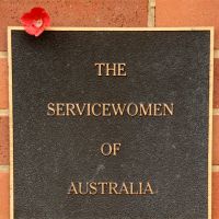 Grafton War Memorial Gardens Servicewomen of Australia Commemorative Plaque