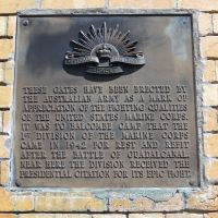 Balcombe US Marine Corps Gates Army Plaque