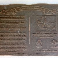 "Indonesian Confrontation 1962 - 1966" Commemorative Plaque on the Kingscliff Memorial Walkway