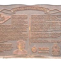 "Reserved Occupation" Commemorative Plaque on the Kingscliff Memorial Walkway