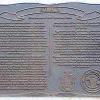 "Somalia 1992 - 1993" Commemorative Plaque on the Kingscliff Memorial Walkway