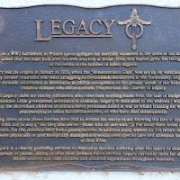 "Legacy" Commemorative Plaque on the Kingscliff War Memorial Walkway