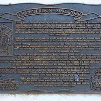 "Changi Prison - Singapore" Commemorative Plaque on the Kingscliff War Memorial Walkway