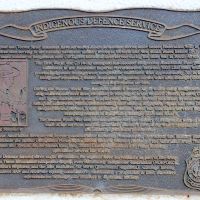 "Indigenous Defence Service" Commemorative Plaque on the Kingscliff War Memorial Walkway