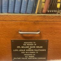 Plaque in the church