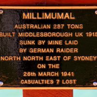 "Ship Millimumal" Memorial Plaque Located Along the "Centaur" and Merchant Marine Memorial Walkway