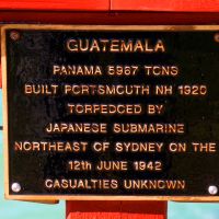"Ship Guatemala" Memorial Plaque Located Along the "Centaur" and Merchant Marine Memorial Walkway