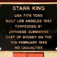 "Ship Starr King" Memorial Plaque Located Along the "Centaur" and Merchant Marine Memorial Walkway