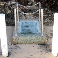 The "Anzac Story" Commemorative Plaque Located at the Base of Elephant Rock and Adjacent to the Currumbin Beach Surf Club (Plaque Damaged during Cyclone Alfred in early 2025)