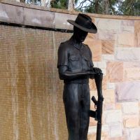 Currumbin Palm Beach RSL Cenotaph Centrepiece Soldier Sculpture