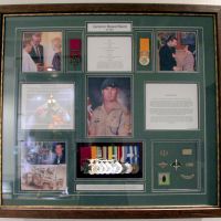 Currumbin Palm Beach RSL Corporal Cameron Baird VC, MG Memorial Interpretative Board