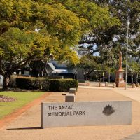 Entrance to the Cleveland Anzac Memorial Park