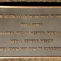 Cleveland Anzac Memorial Park's 7th Australian Destroyer Flotilla Remembrance Plaque