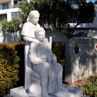 Cleveland Anzac Memorial Park's First World War Soldier and Nurse Sculpture (as at August 2025)