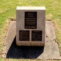 Cleveland Anzac Memorial Park's "Cor Inifitus" Memorial Plaque