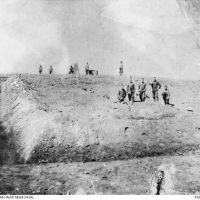 SUAKIN, SUDAN, 1885. GRAVE OF ROBERT WEIR, THE FIRST MAN TO DIE ON ACTIVE DUTY IN THE SUDAN.AWM P00441.001