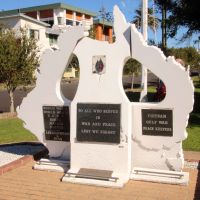 Evans Head War Memorial Located in the Riverside Memorial Park