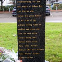 Nelson Bay Anzac Park National Service Memorial Column and Plinth