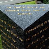 Nelson Bay Anzac Park National Service Memorial Column and Plinth