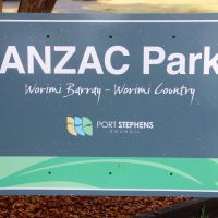 Raymond Terrace Anzac Park Entrance Signage