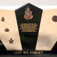 Raymond Terrace War Anzac Park "All Services" Commemorative Stone and Marble Wall