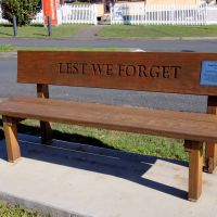 South West Rocks War Memorial Precinct Reflection Bench (One of four within the Precinct)