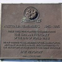 South West Rocks War Memorial "Australia Remembers" Commemorative Plaque