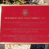 South West Rocks World War II Remembrance Walk, Able Seaman Hogan Commemorative Plaque