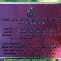 South West Rocks World War II Remembrance Walk, Purser Hogan (QANTAS Airways) Commemorative Plaque