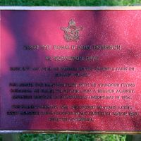 South West Rocks World War II Remembrance Walk, Sergeant Robinson Commemorative Plaque