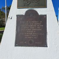 Dunwich War Memorial Nth Stradbroke Island No 8
