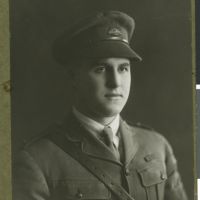 Portrait of Lieutenant William Dunstan, who was awarded the VC after continually repelling Turkish counter-attacks in the trenches at Lone Pine, Gallipoli, on 9 August 1915