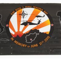 UH-60L Black Hawk engine cowling: NATO Role 3, Multinational Medical Unit, Kandahar