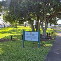 Victoria Point Landing Barges Memorial Sign #1 (Located near the intersection of Colburn Avenue and Masters Avenue)