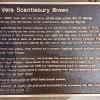 Dr. Vera Scantlebury Brown Memorial 