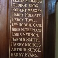 St Peters Anglican Church Roll of Honour
