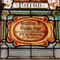 Geoffrey B Tunbridge Memorial Window