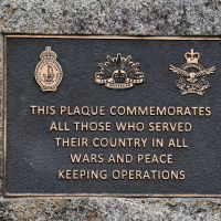 Plaque on bolder