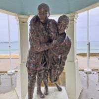 The figures of the Terrigal War Memorial