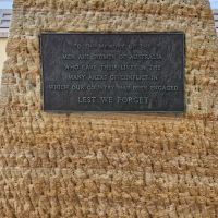 The other conflicts dedication plaque