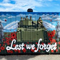 Street Art  shipping container 59 Punt Rd Cobram  