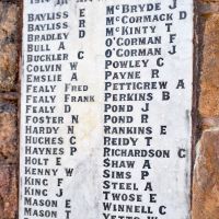 Stone plaque For WW1