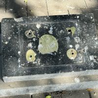 Concrete plinth that formerly held the Memorial: Centenary of the Boxer Rebellion - 1900. Remembering the South Australian officers and crew of the HMCS Protector.