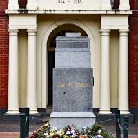  War Memorial   Outside Hall