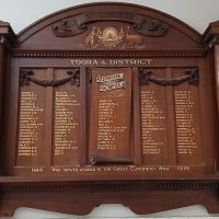 Toora & District Roll of Honor 