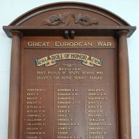 Meeniyan State School Roll of Honor