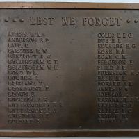 Leongatha WW2 Roll of Honour