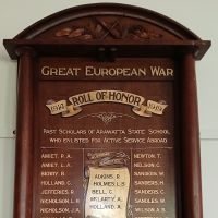 Arawata State School Great War Roll of Honor