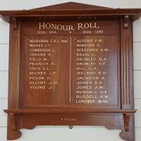 Glen Forbes Methodist Church Honour Roll