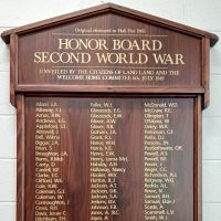 Lang Lang WW2 Honour Board